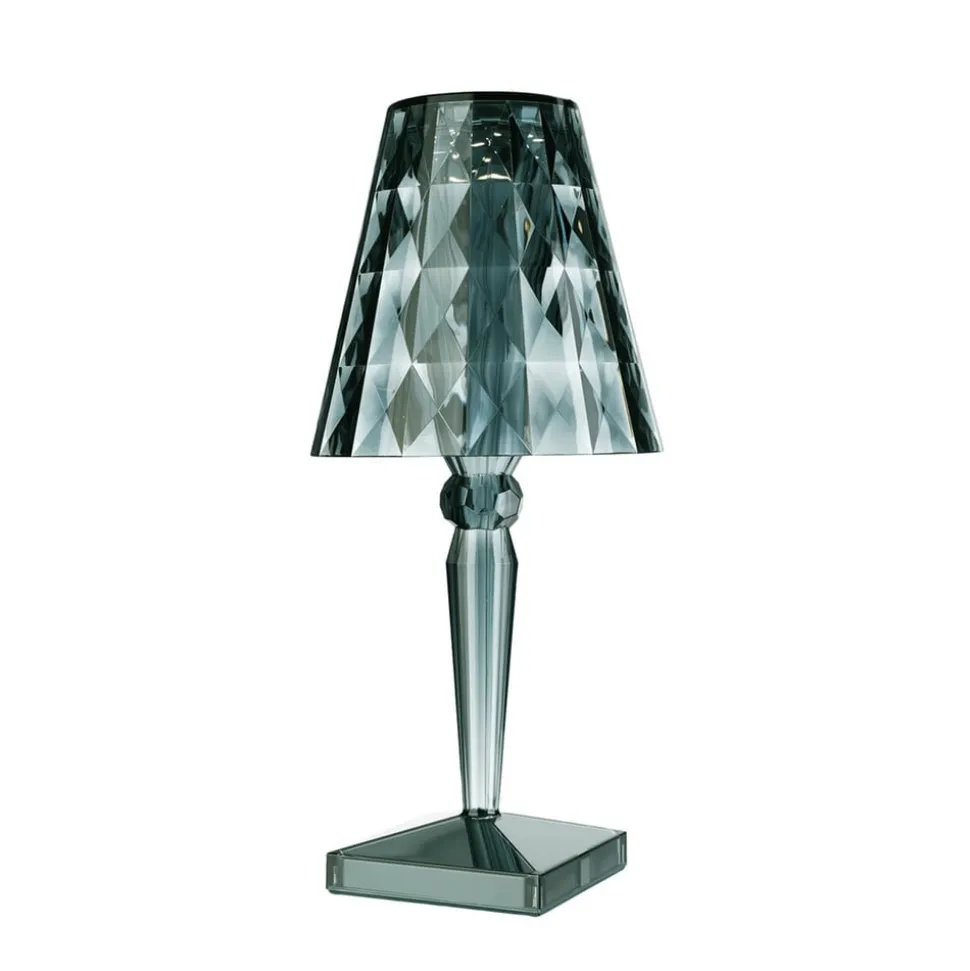 Kartell Big Battery - Bordlampe IP54, lyseblå