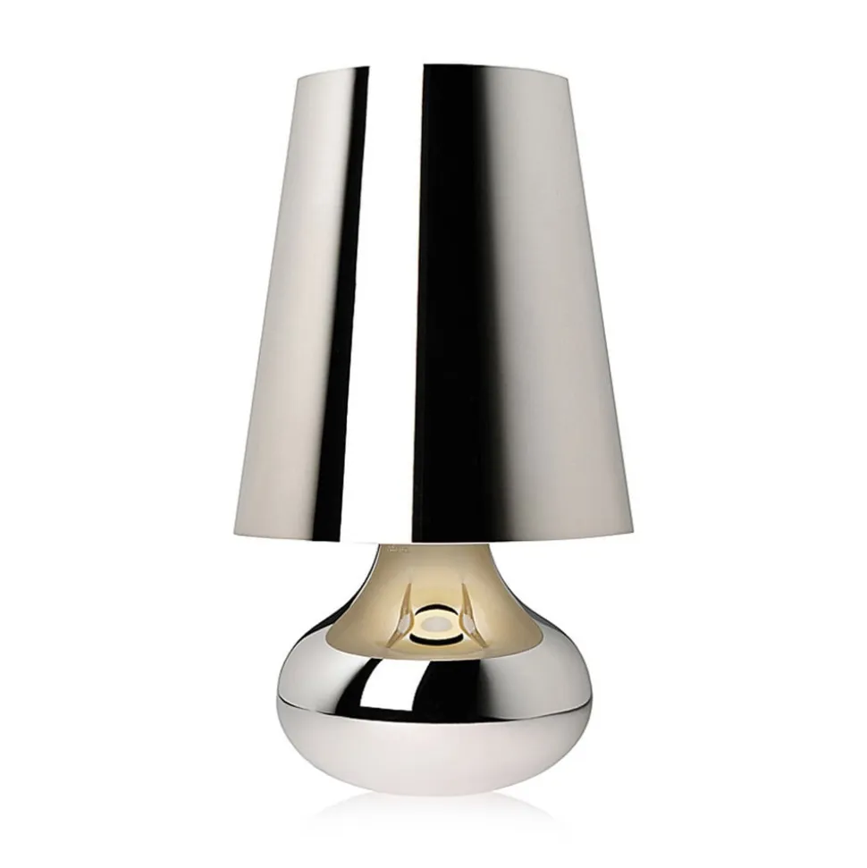 Kartell Cindy LED-bordlampe, platin metallisk
