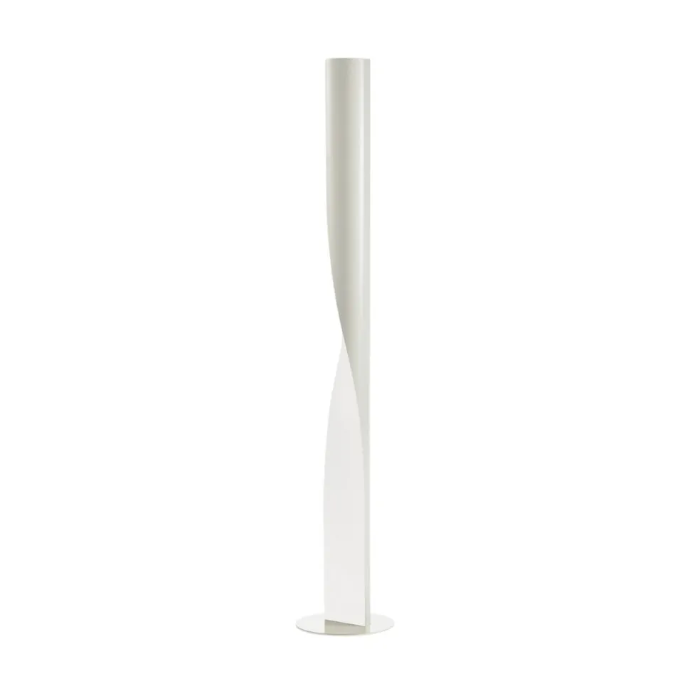 kdln LED-gulvlampe Evita, hvid, højde 190 cm, dæmpbar