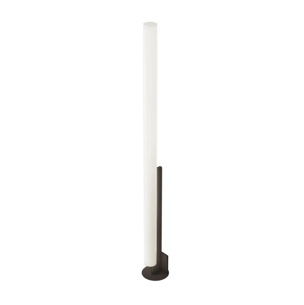 kdln LED-gulvlampe Model T, sort, højde 185 cm, dæmper