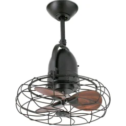 Keiki-ventilator, væg og loft, AC, mørkebrun