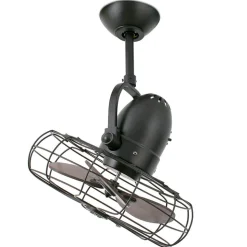 Keiki-ventilator, væg og loft, AC, mørkebrun