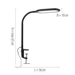 Kelly LED-klemmelampe, CCT, kan dæmpes