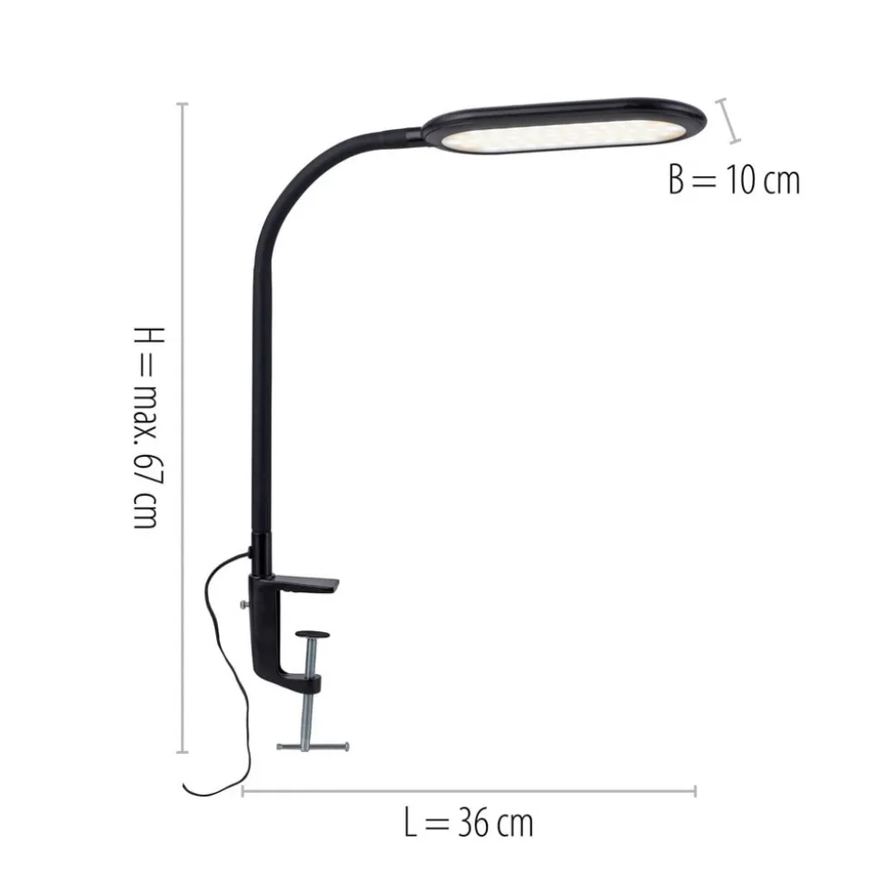 Kelly LED-klemmelampe, CCT, kan dæmpes