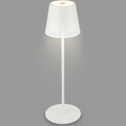 Kiki LED-bordlampe, hvid, IP44, 3.000K