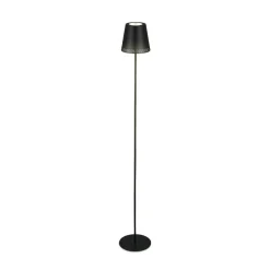 Kiki LED-gulvlampe, 3.000K, sort, IP44