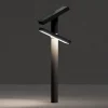 KLEWE LED-solcellelampe HELIOSTEPPER, antracit, jordspyd, IP65