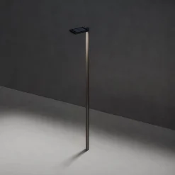 KLEWE LED-solcellelampe LINK uden stang, antracit, IP65