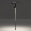 KLEWE LED-solcellelampe PLANET B antracit 160 cm jordspyd IP65