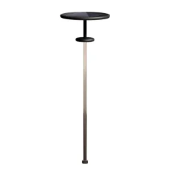 KLEWE LED-solcellelampe PLANET B antracit 160 cm jordspyd IP65