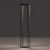 KLEWE LED-solcellelampe RADIA MEGA, antracit, 110 cm, aluminium IP65
