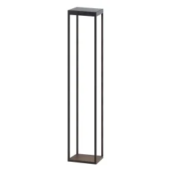 KLEWE LED-solcellelampe RADIA MEGA, antracit, 110 cm, aluminium IP65