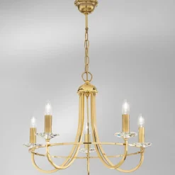 KOLARZ Imperial lysekrone, 5 lyskilder
