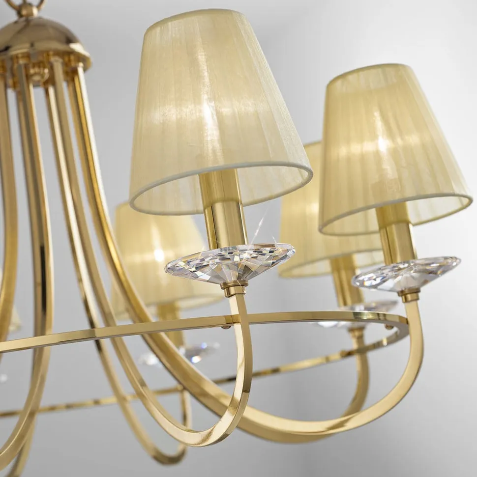 KOLARZ Imperial lysekrone, 5 lyskilder
