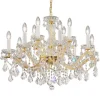 KOLARZ Maria Louise lysekrone, guld 24 kt, 12 lkld