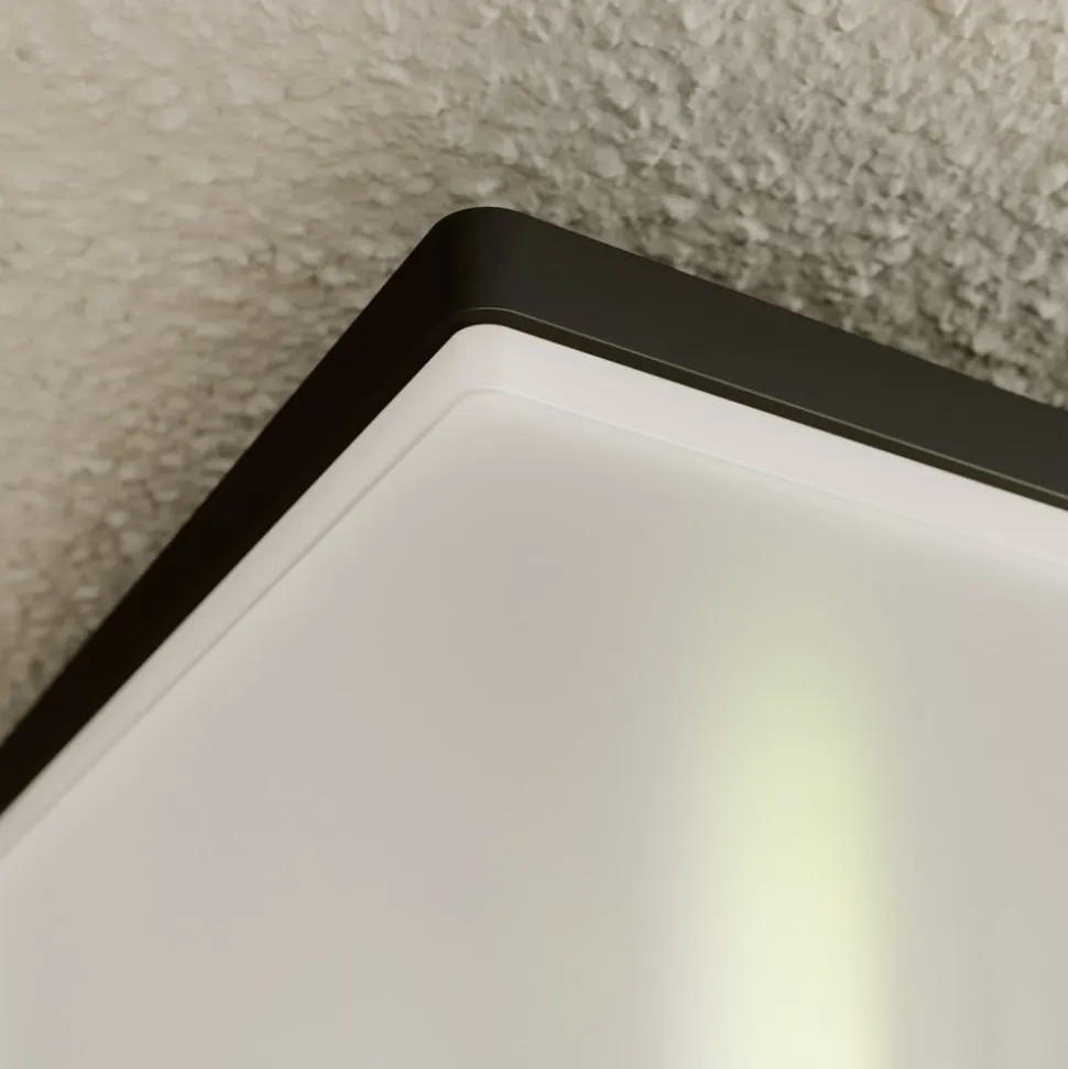 Kvadratisk LED-loftslampe Henni udendørs