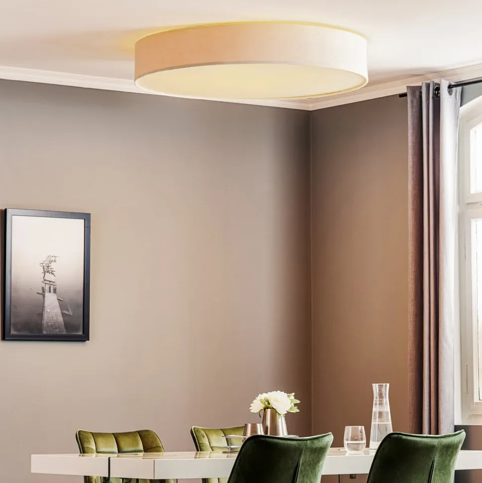 Laguna loftslampe, creme, Ø 100 cm