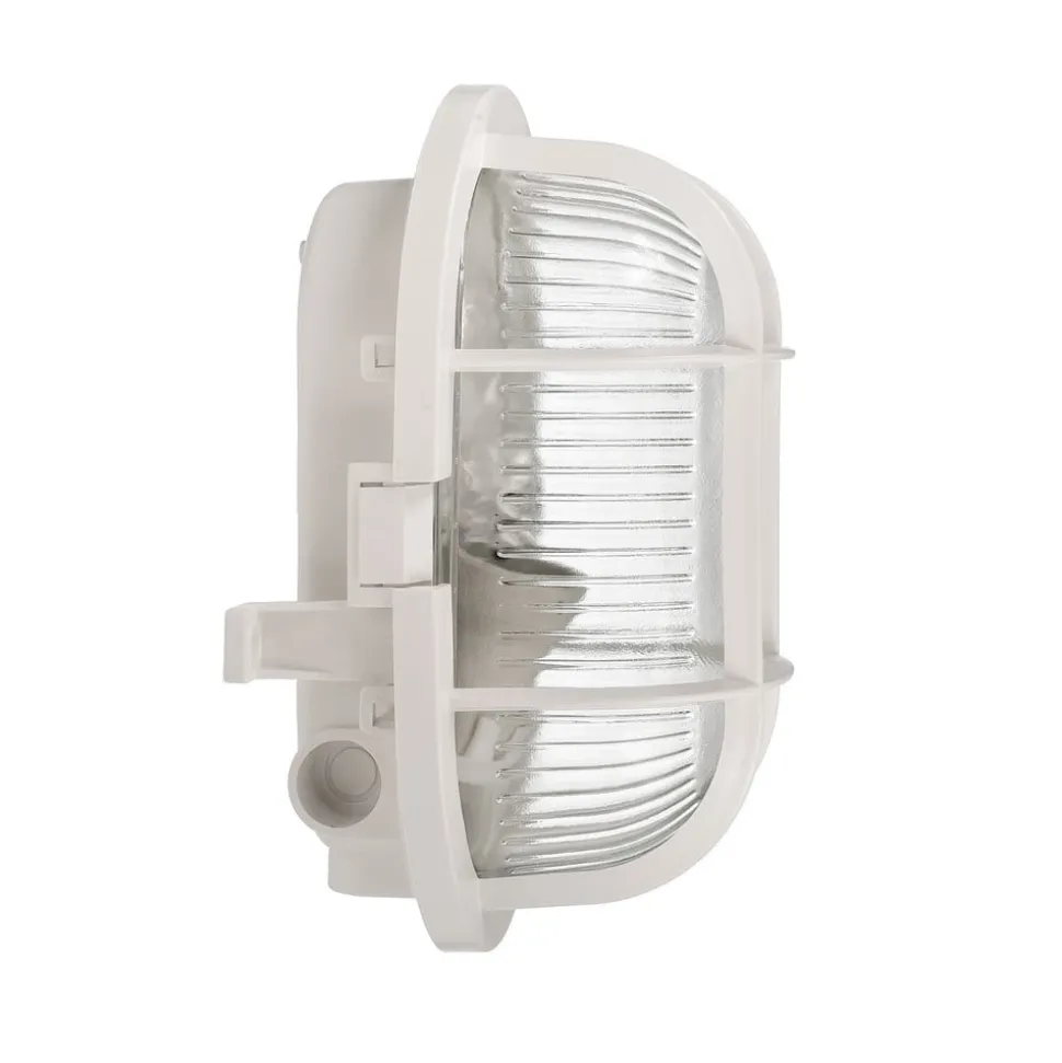 Lampe til vådrum Sotano Retro hvid 19 x 12 cm IP44 plast