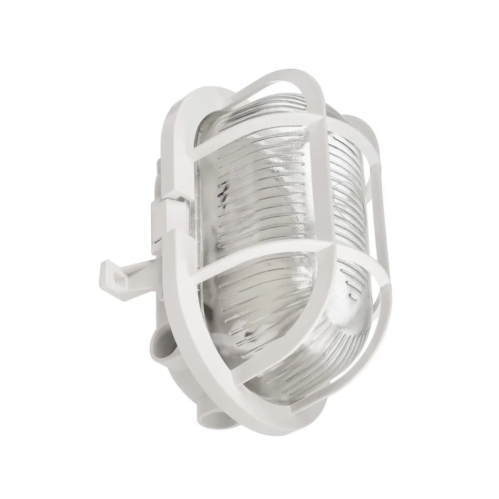 Lampe til vådrum Sotano Retro hvid 19 x 12 cm IP44 plast