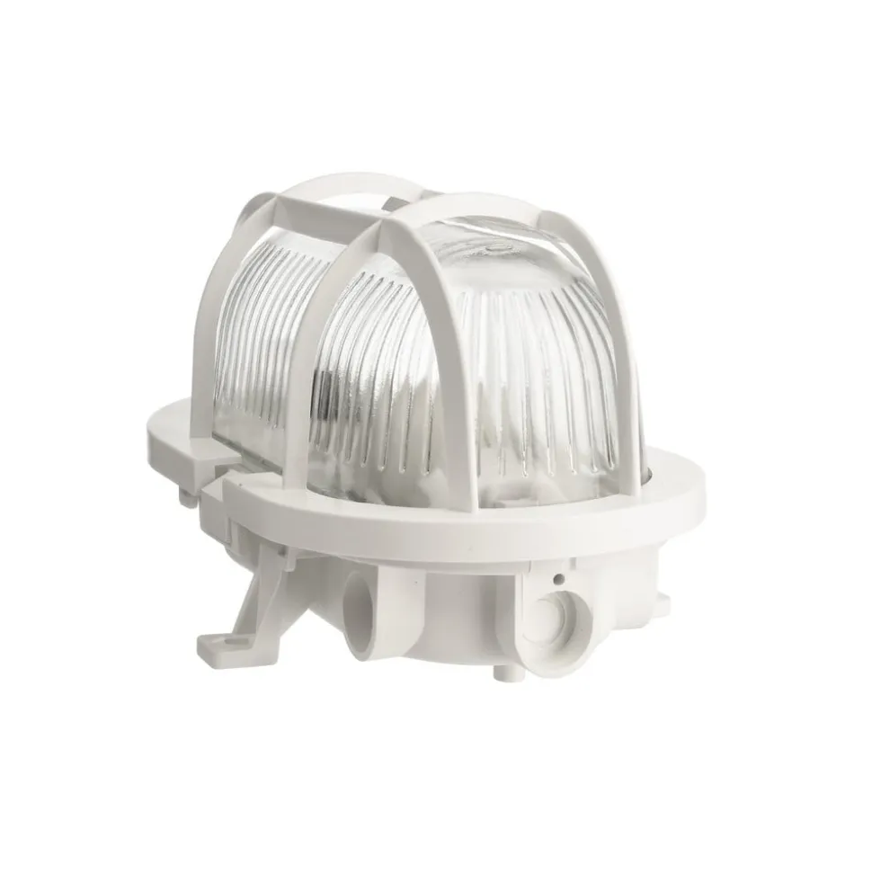 Lampe til vådrum Sotano Retro hvid 19 x 12 cm IP44 plast
