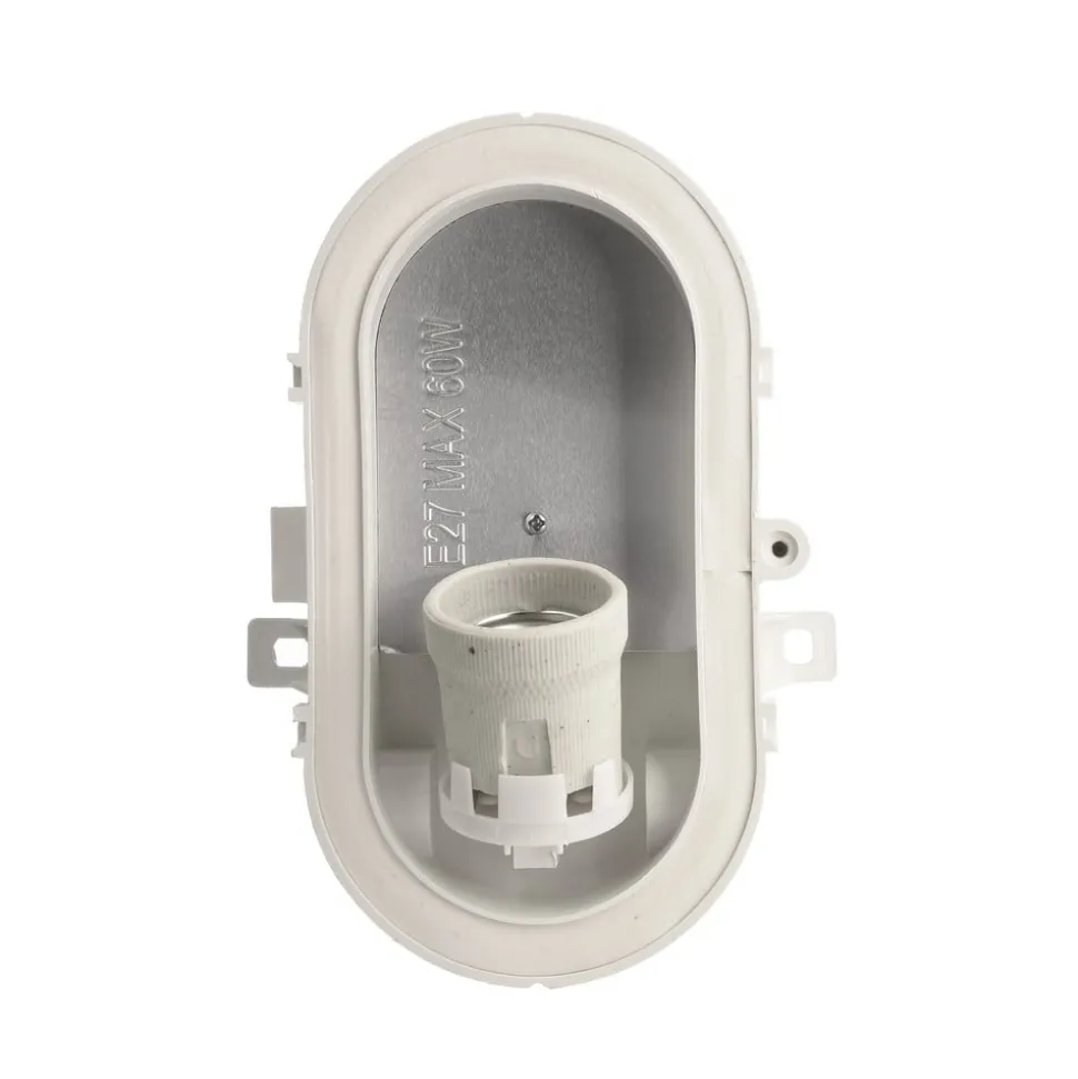 Lampe til vådrum Sotano Retro hvid 19 x 12 cm IP44 plast