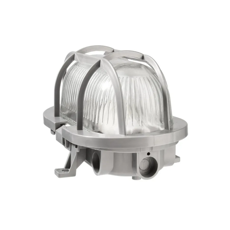 Lampe til vådrum Sotano Retro grå 19 x 12 cm IP44 plast