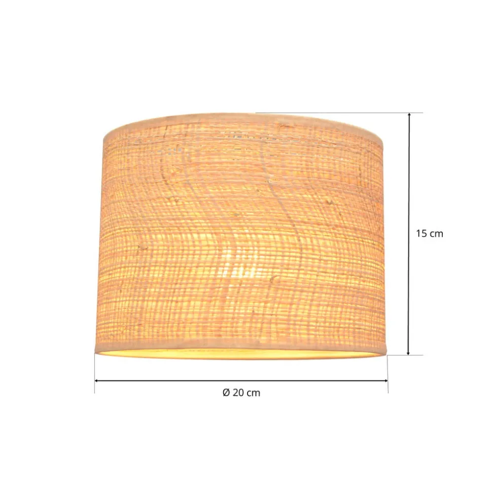 Lampeskærm Abba E27 Ø20/højde 15 cm, rattan