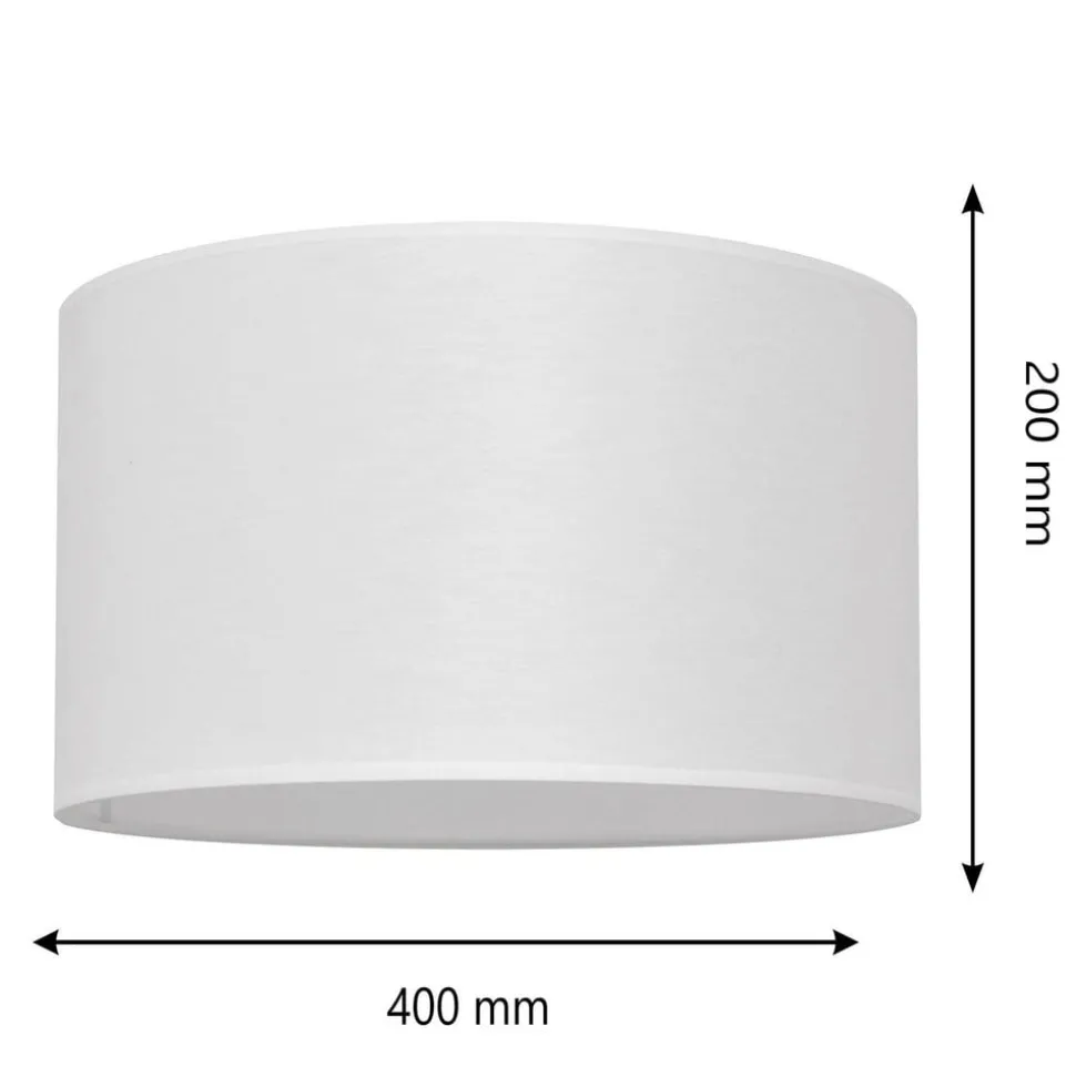 Lampeskærm Alba, Ø 40 cm, E27, hvid