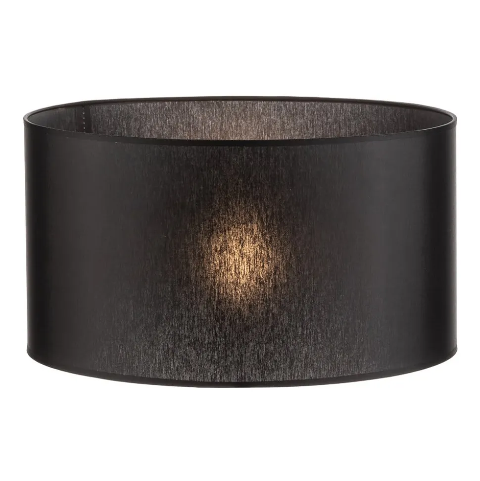 Lampeskærm Alba, Ø 45 cm, E27, sort