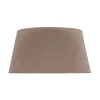 Lampeskærm Cone højde 25,5 cm, beige/guld
