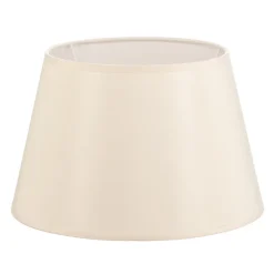 Lampeskærm Cone højde 18 cm, chintz ecru/hvid