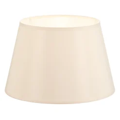 Lampeskærm Cone højde 18 cm, chintz ecru/hvid
