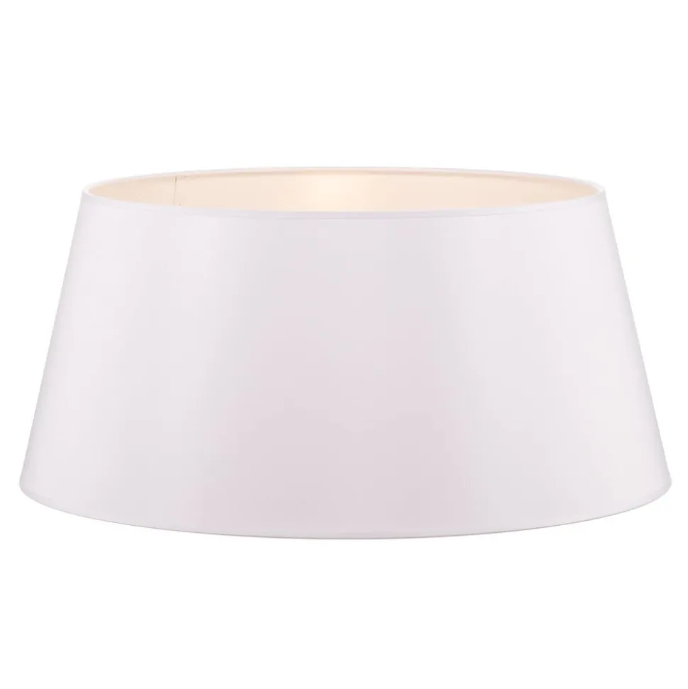 Lampeskærm Cone højde 25,5 cm, chintz hvid
