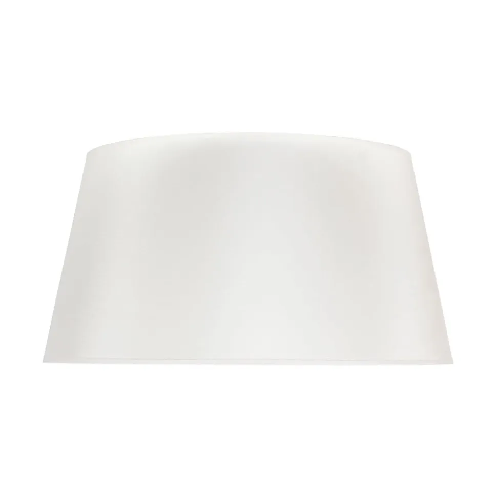 Lampeskærm Cone højde 25,5 cm, chintz ecru/hvid