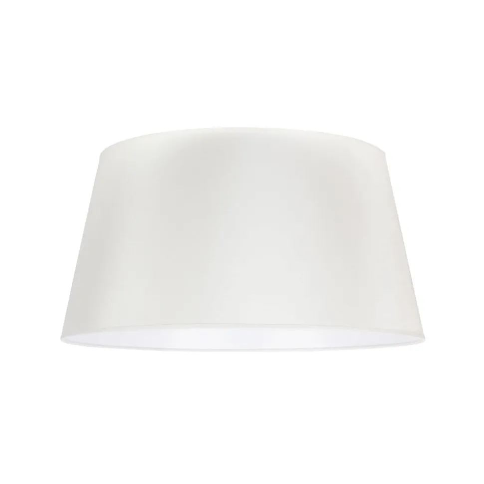 Lampeskærm Cone højde 25,5 cm, chintz ecru/hvid