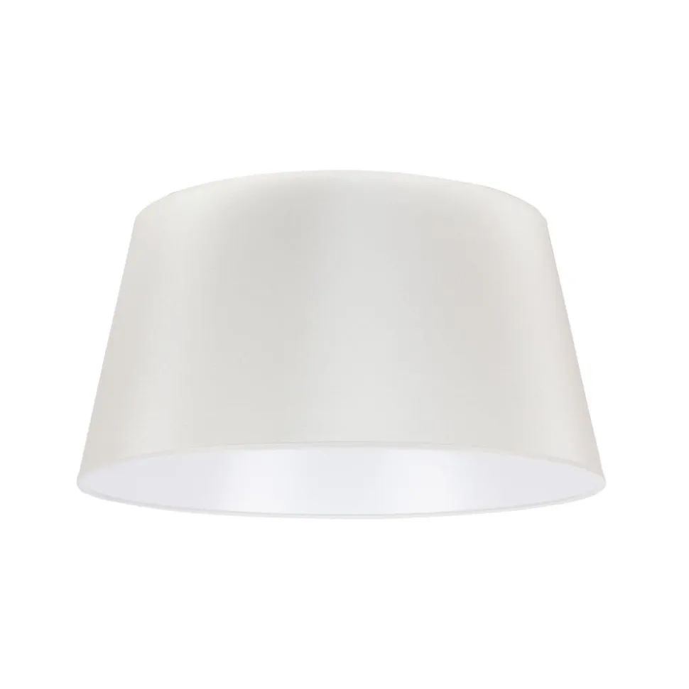 Lampeskærm Cone højde 25,5 cm, chintz ecru/hvid
