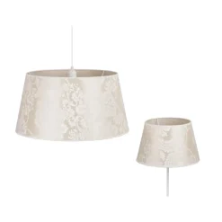 Lampeskærm Cone højde 25,5 cm, ecru