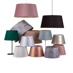 Lampeskærm Cone højde 25,5 cm, ecru