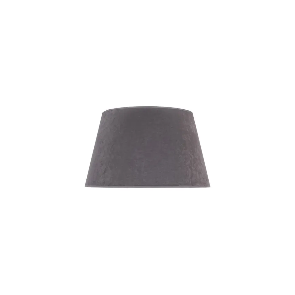 Lampeskærm Cone højde 18 cm, grå/guld