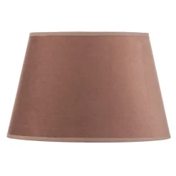 Lampeskærm Cone højde 18 cm, lyserød/guld