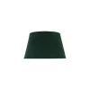 Lampeskærm Cone højde 18 cm, mørkegrøn/guld