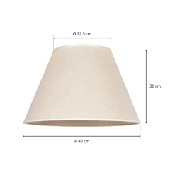 Lampeskærm Pseudosofia til gulvlampe beige