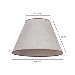 Lampeskærm Pseudosofia til gulvlampe ecru/beige