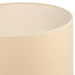 Lampeskærm Roller Ø 40 cm, ecru/guld