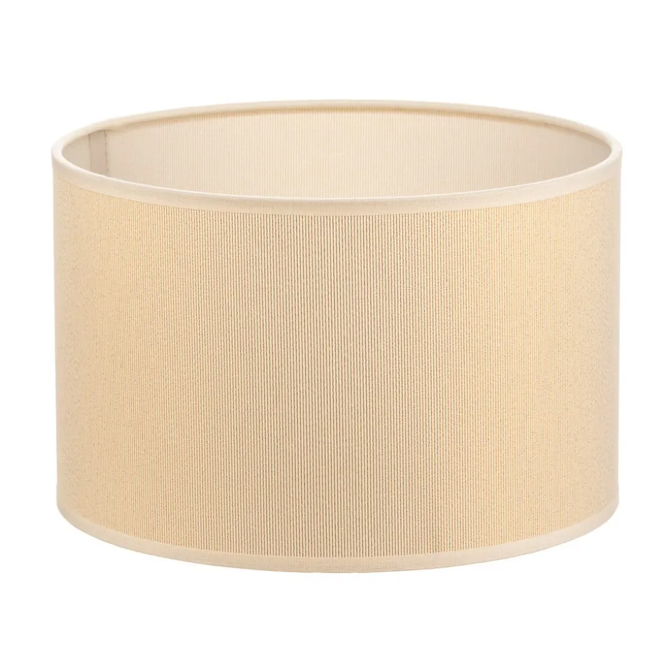 Lampeskærm Roller Ø 25 cm, ecru/guld