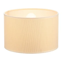 Lampeskærm Roller Ø 25 cm, ecru/guld