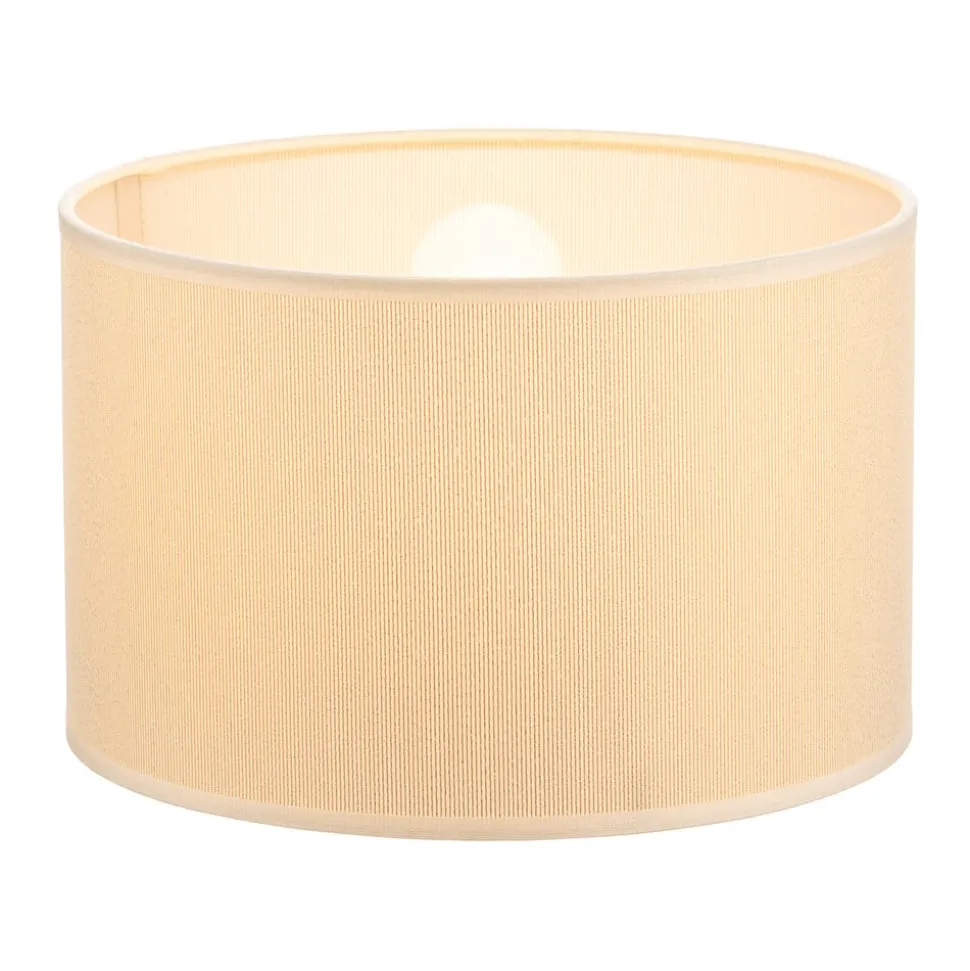 Lampeskærm Roller Ø 25 cm, ecru/guld