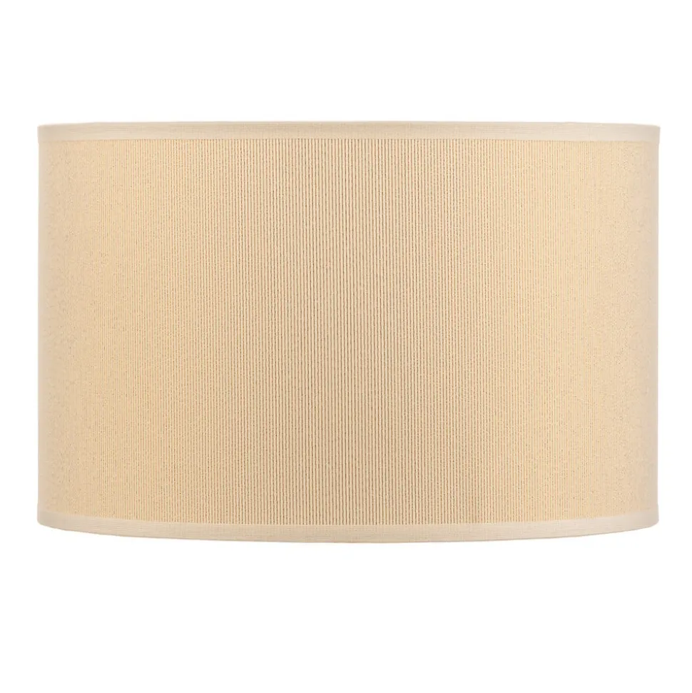 Lampeskærm Roller Ø 25 cm, ecru/guld