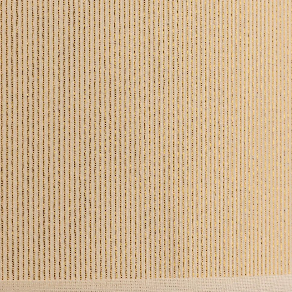Lampeskærm Roller Ø 25 cm, ecru/guld