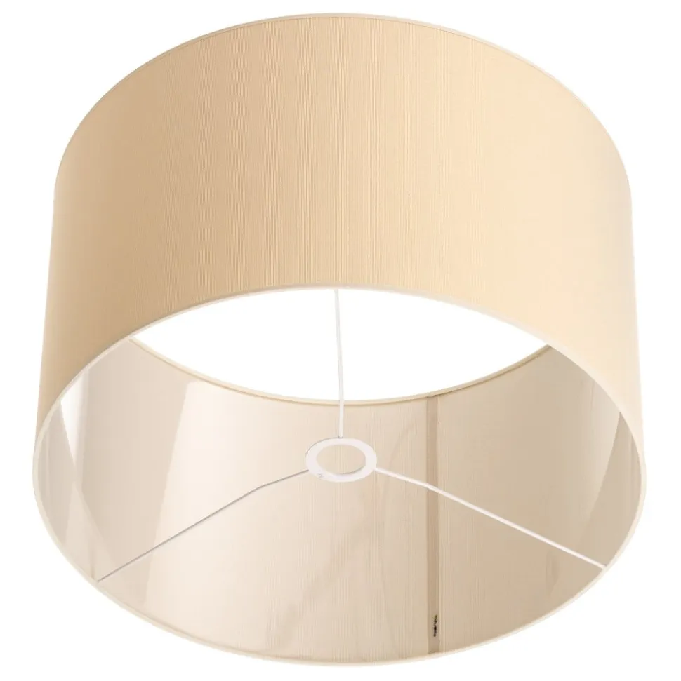 Lampeskærm Roller Ø 50 cm, ecru/guld